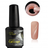 RONIKI Nude Cat'S Eye Gel, Light Pink Cat Eye Nails