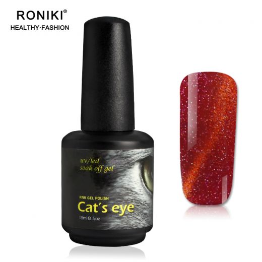 RONIKI Laser Magnet Diamond Cat Eye Nail Polish, Laser Cat Eye gel Wholesaler