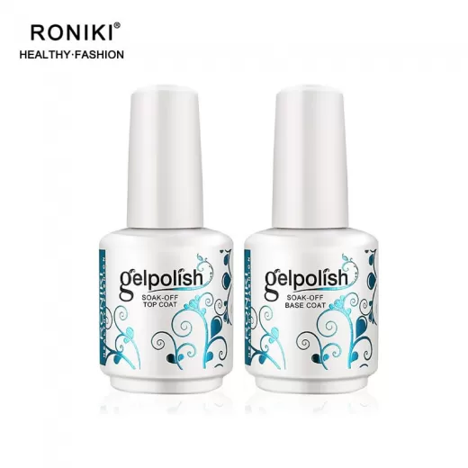 RONIKI Long Lasting Private Label Matte Top Coat UV Nail Gel Polish