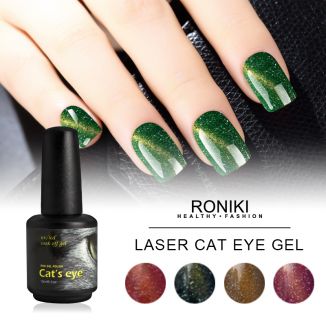 RONIKI Laser Magnet Diamond Cat Eye Gel Nail Polish