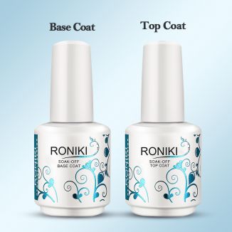 RONIKI Clear UV Nail Gel Polish Top Coat | OEM ODM