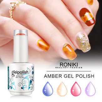 RONIKI Forest Green Color Gel Nail Polish