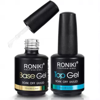 15ml Long Lasting Shine Finish Top Coat And Base Coat For Gel Polish