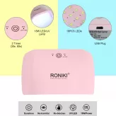 RONIKI Custom Nail Uv Gel Kit With Lamp Oem Color Private Label Gel Polish Set