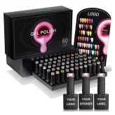 RONIKI Nails Polish Colour Uv Gel Set 60pcs Nail Art Salon Base And Top Coat Enamel Varnish Uv Gel Polish Set